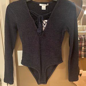 Tie up body suit